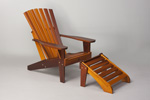 Adirondack Ottoman with adirondack chair