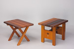 24" Bench compared to rectangular end table