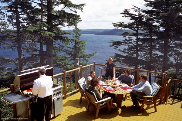 Langara Chinook Lodge Patio