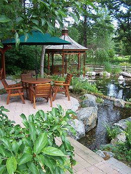 garden showroom for cedar patio furniture