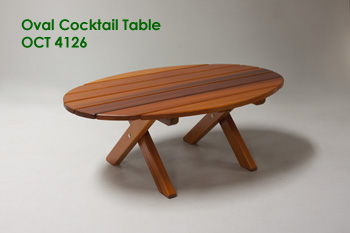Oval Cocktail Table