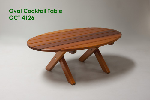 Oval Cocktail Table