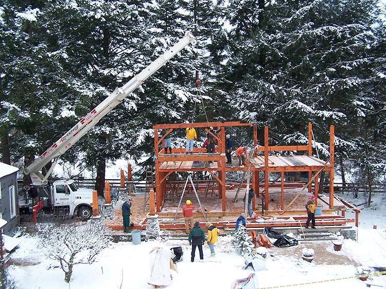 placing the top plate