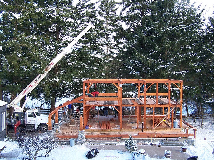 porch going into place