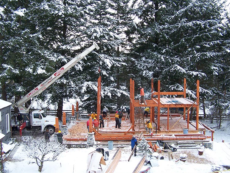 lifting the fourth bent