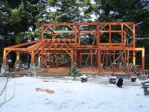 Timber Frame completed